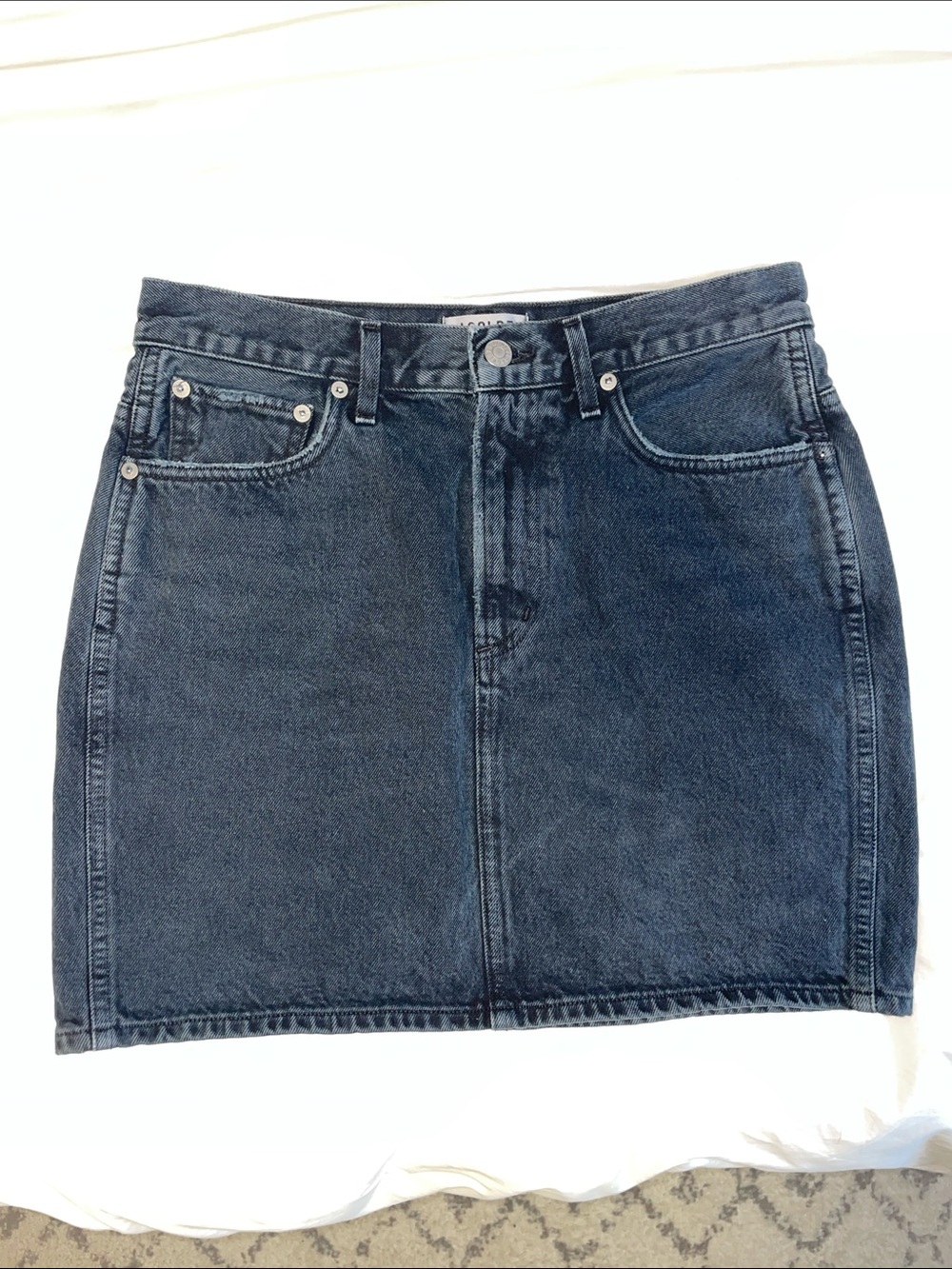 Agolde Denim Mini Skirt